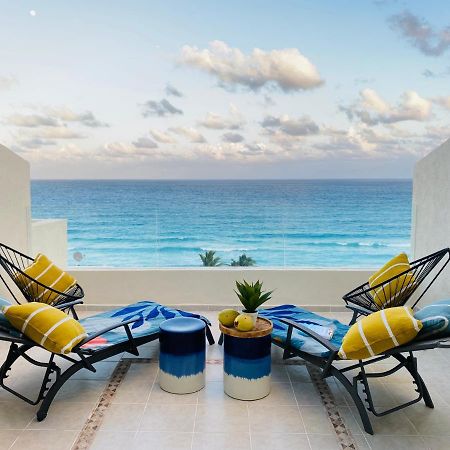 Ocean View Three Bedroom, Three Story Penthouse By The Beach Cancun Ngoại thất bức ảnh