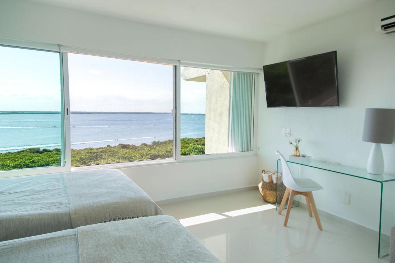 Ocean View Three Bedroom, Three Story Penthouse By The Beach Cancun Ngoại thất bức ảnh