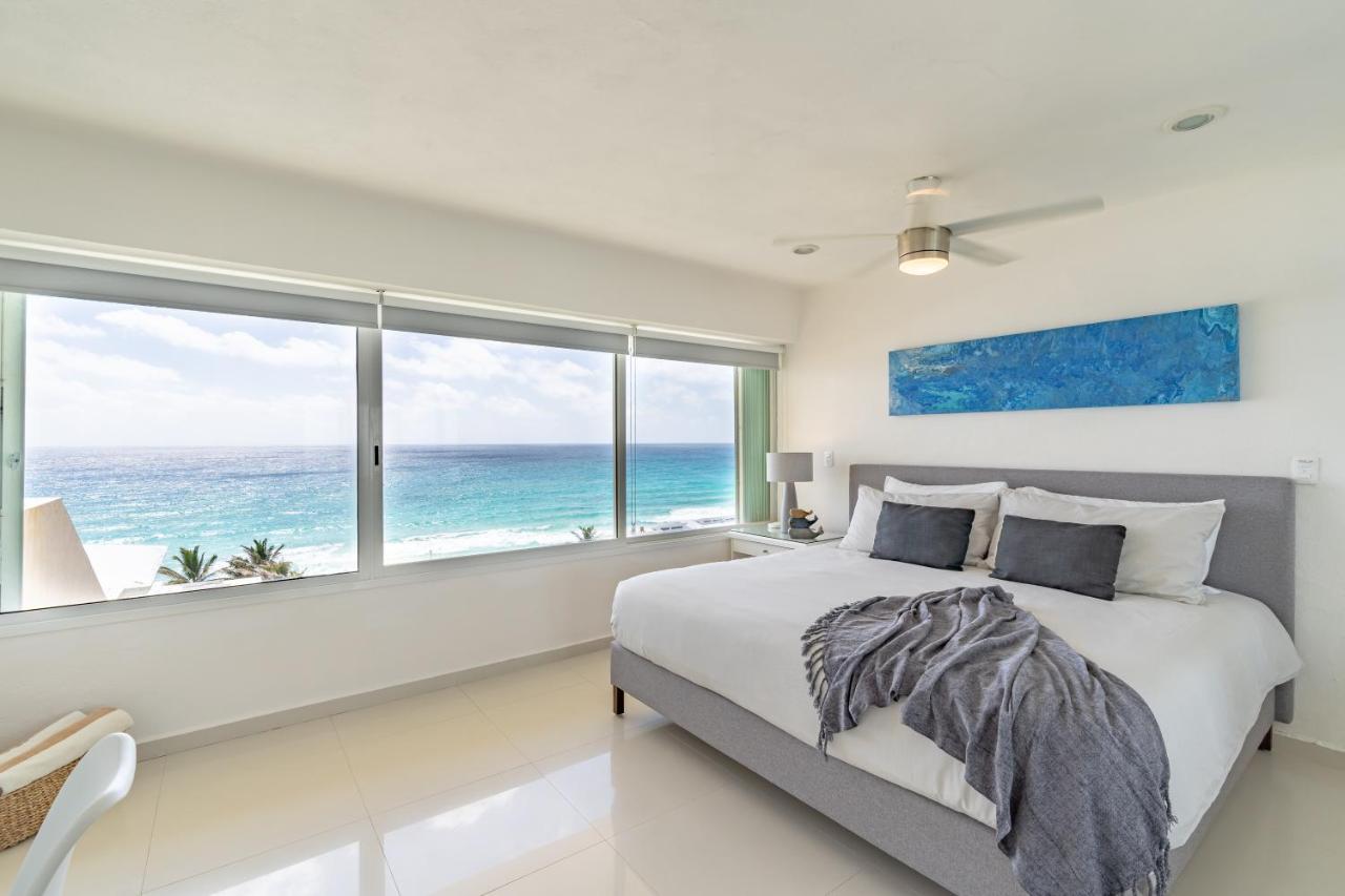 Ocean View Three Bedroom, Three Story Penthouse By The Beach Cancun Ngoại thất bức ảnh