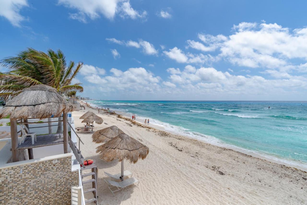 Ocean View Three Bedroom, Three Story Penthouse By The Beach Cancun Ngoại thất bức ảnh