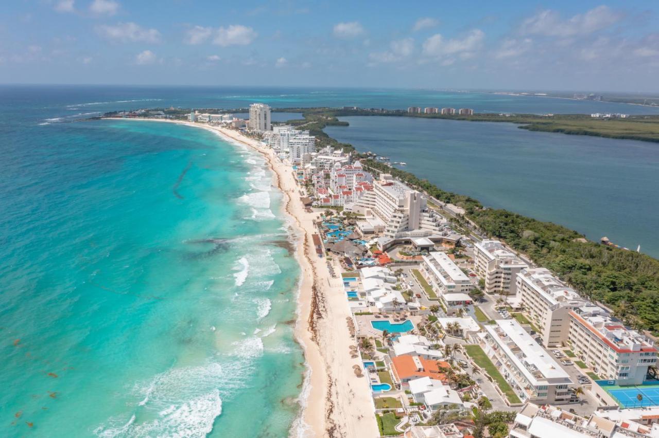 Ocean View Three Bedroom, Three Story Penthouse By The Beach Cancun Ngoại thất bức ảnh
