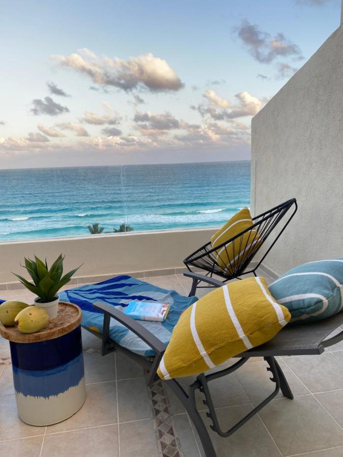 Ocean View Three Bedroom, Three Story Penthouse By The Beach Cancun Ngoại thất bức ảnh