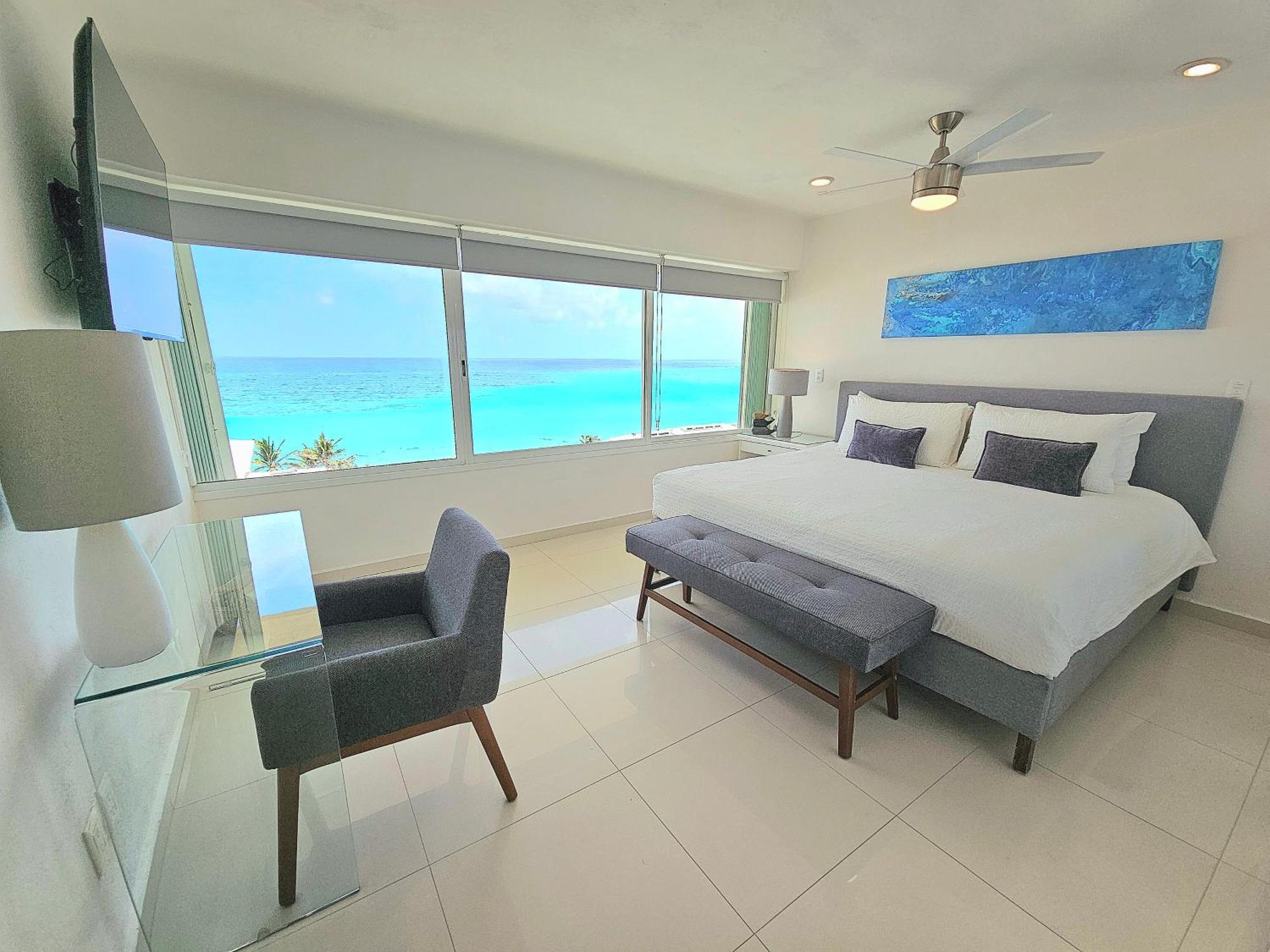 Ocean View Three Bedroom, Three Story Penthouse By The Beach Cancun Ngoại thất bức ảnh